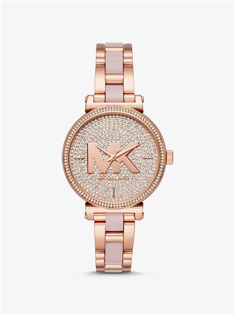 michael kors petite sofie|Petite Sofie Pavé Rose Gold.